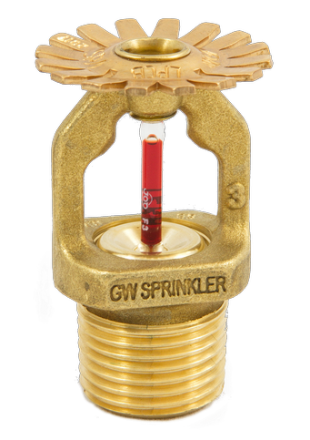 Fire Sprinkler Head with Glass Bulb Sprinkler 15~150L/Min Spray Nozzle -  China Fire Sprinkler, Standard Response Fire Sprinkler