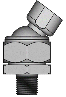 Swivel Adapter (½" male to ½" female)